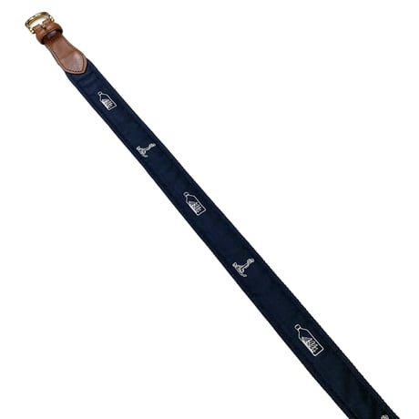 BIG SIZE BROOKS BROTHERS NAVY PATTERN BELT size 42