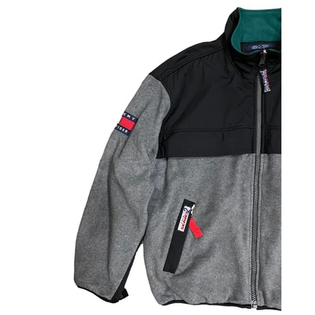 TOMMY HILFIGER Zip Fleece Size-L 90s~ Condition-mint