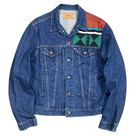 80's Levi's Hand Painted Denim Jacket size 44・L