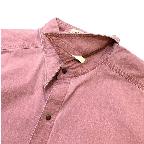 80's BANANA REPUBLIC COTTON SNAP BUTTON SHIRT size L