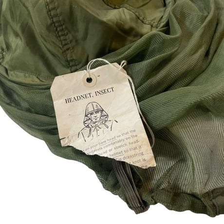 HEADNET INSECT HAT US.ARMY DEAD STOCK 1967’