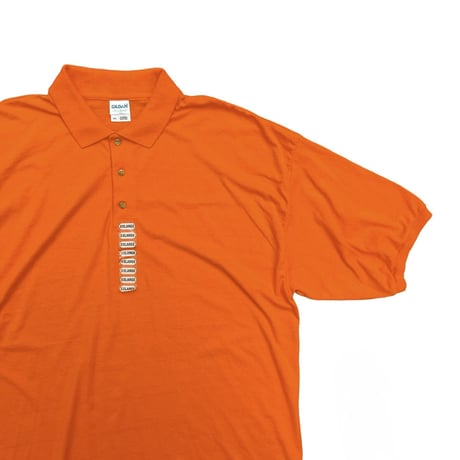 New GILDAN Orange🍊 Polo Shirt Size-XXL