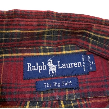 Ralph Lauren Checked Shirt・The Big Shirt size L