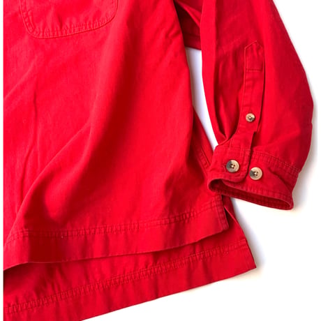 EDDIE BAUER COTTON HALF ZIP SHIRT size L
