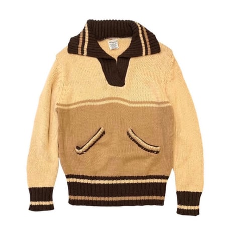 WOMEN'S 70's ACRYLIC KNIT size S〜M程