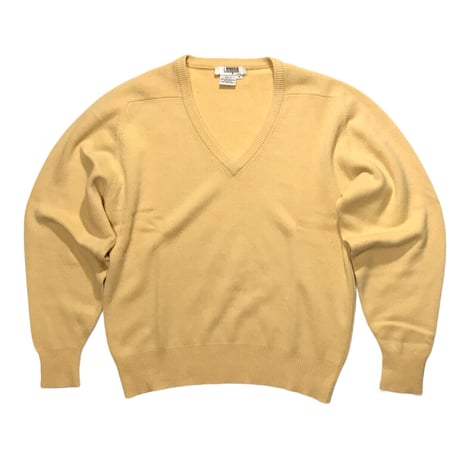 “l.magnum“ V-neck 100% PURE Cashmere  Size-M程
