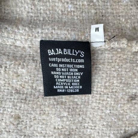 BAJA BILLY’S Mexican Hoodie Size-M Condition-mint