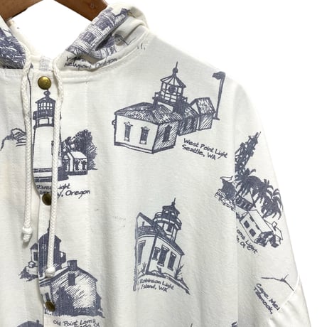 MICHIGAN RAG Co. Hoodie Jacket Size-L~XL MADE IN USA