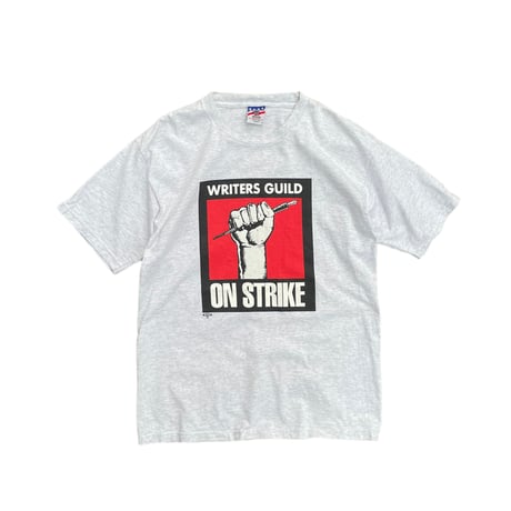 WRITERS GUILD ON STRIKE Size-L No.① NO.② MADE IN USA
