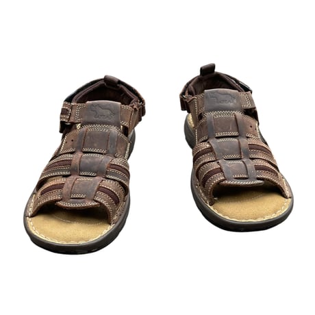 WILD RHINO Leather Sandal Shoes Size-US9 27cm