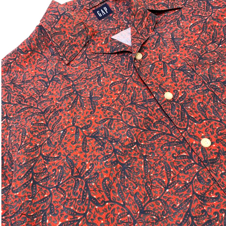 00's GAP OPEN COLLAR SHIRT size L