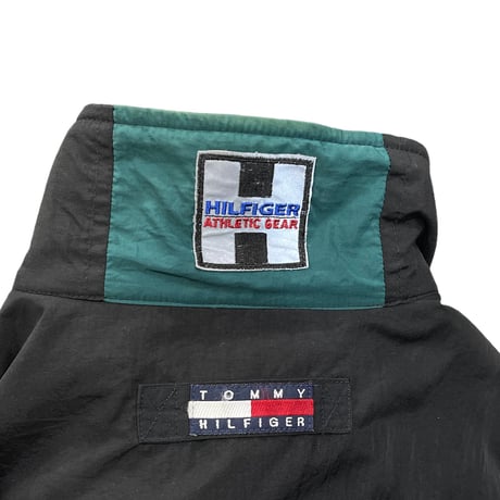 TOMMY HILFIGER Zip Fleece Size-L 90s~ Condition-mint