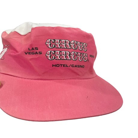 CIRCUS CIRCUS Casino Cap 80s~ Dead Stock