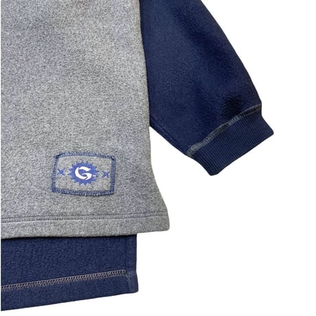 Raglan Sleeve Fleece Sweater size L〜XL程