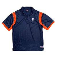 Detroit Tigers Mesh Polo Shirt Size-L