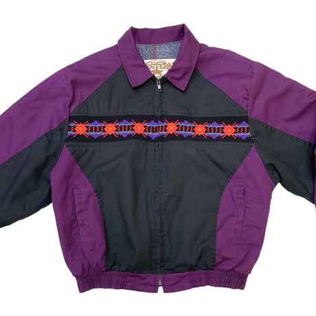 90's WESTERN FRONTIER BLANKET LINER JACKET size XL・MADE IN USA🇺🇸