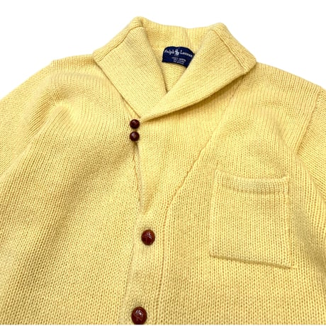 Ralph Lauren Wool Shawl Collar Cardigan size M〜L程