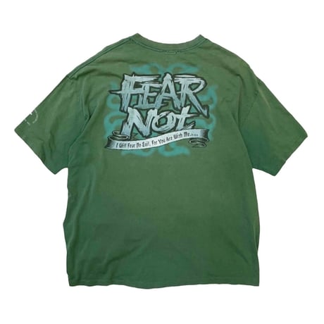 90's FEAR NOT DAMAGED T-SHIRT size XXL