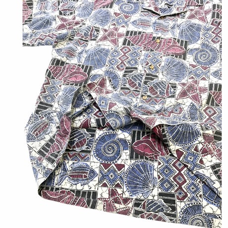 COTTON ALOHA SHIRT size L〜XL程