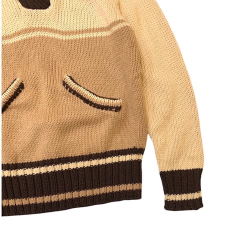 WOMEN'S 70's ACRYLIC KNIT size S〜M程