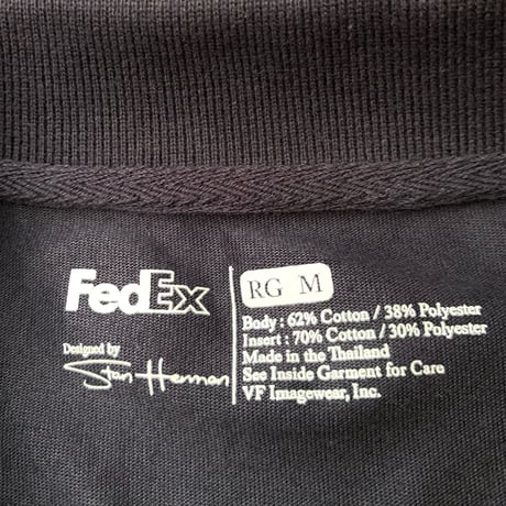 NEW FedEx L/S POLO SHIRT size M
