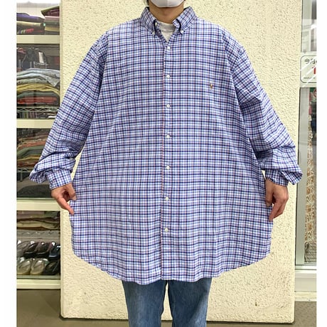 Big Size Ralph Lauren Check Shirt size 3XLT