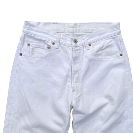 Levi’s 501 White Denim Pant’s Sizew30 L29 MADE IN USA 1984’