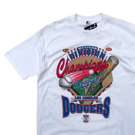 STARTER Dodgers Tee  Size-L Dead Stock 1995’
