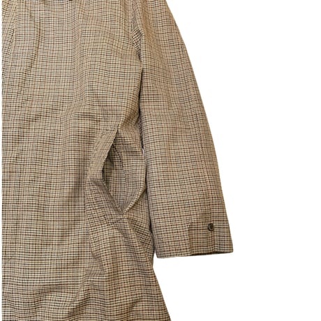 70's RAINFAIR CHECK COAT size 44