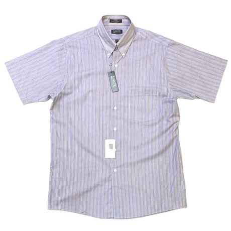 NOS ARROW STRIPE POPLIN S/S SHIRT size M