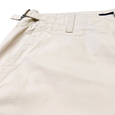 00's BANANA REPUBLIC STRIPE COTTON POPLIN SHORTS size 31inch