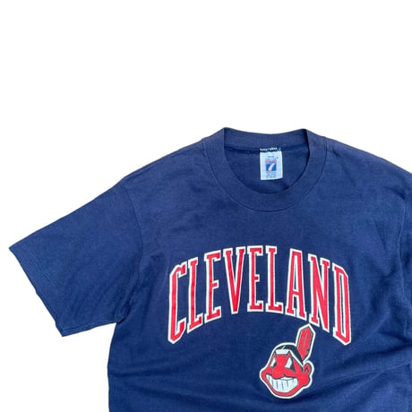 Cleveland INDIANS Tee Size-M 70s.80s MADE IN USA
