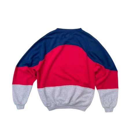 “ TOWNCRAFT “ Multi Color Sweater Size-L 90s~