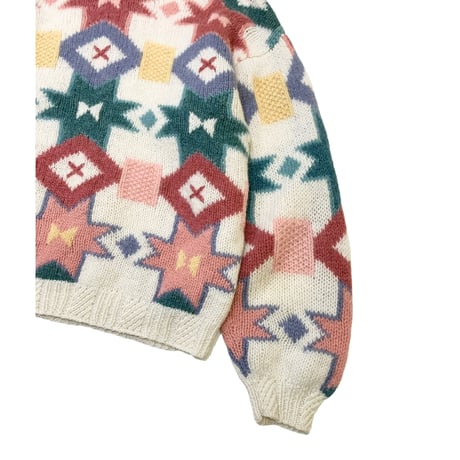 90's WOOLRICH HANDKNIT SWEATER size WONEN'S・L