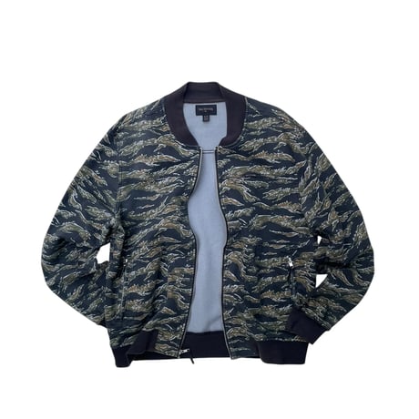TRUE RELIGION Tiger Camo Zip Sweater Size-XL