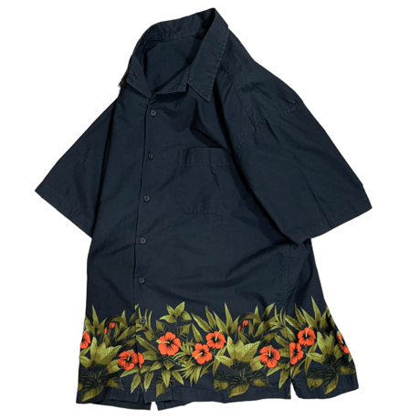 00's GAP COTTON ALOHA SHIRT size L