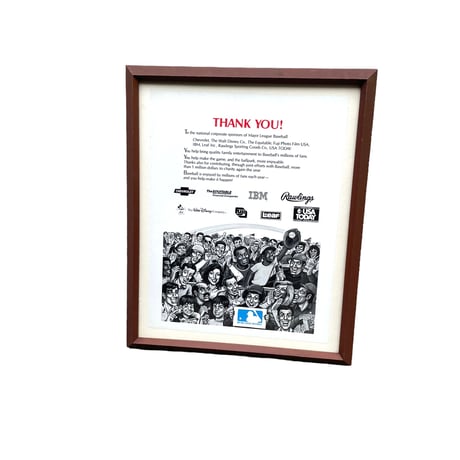 MAJOR LEAGUE Framed Magazine Clippings 1988’