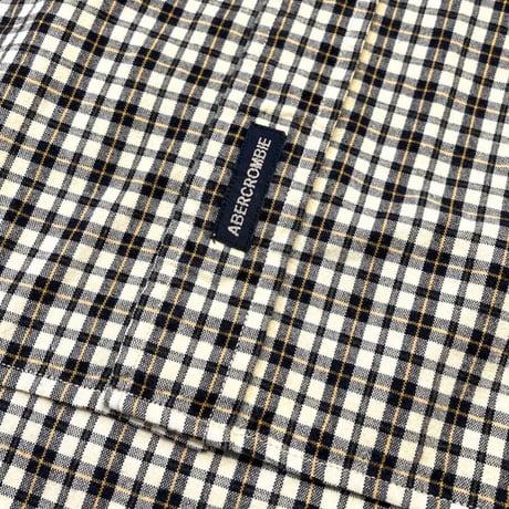 ABERCROMBIE&FITCH L/S CHECK SHIRT size XL〜XXL程