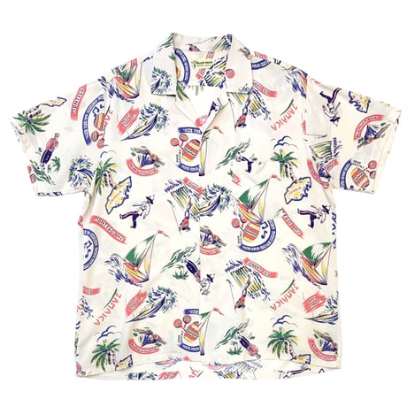 Vintage Jamaica Rayon Shirt size M
