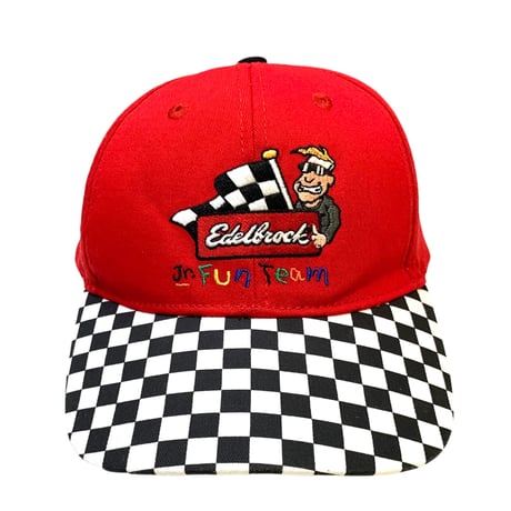 Edelbrock Checker Flag Cap・Mint Condition