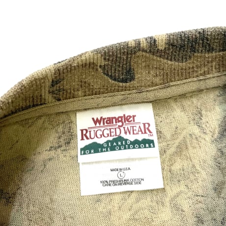 90-00's Wrangler Realtree Pocket T-shirt size L Made in usa