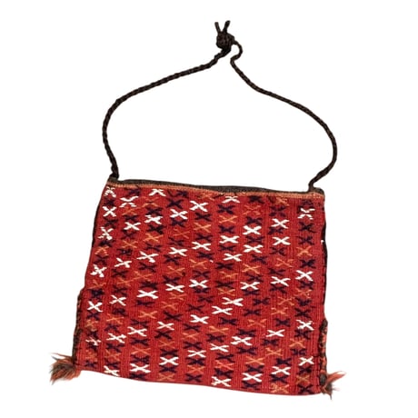 RUG FABRIC SHOULDER BAG