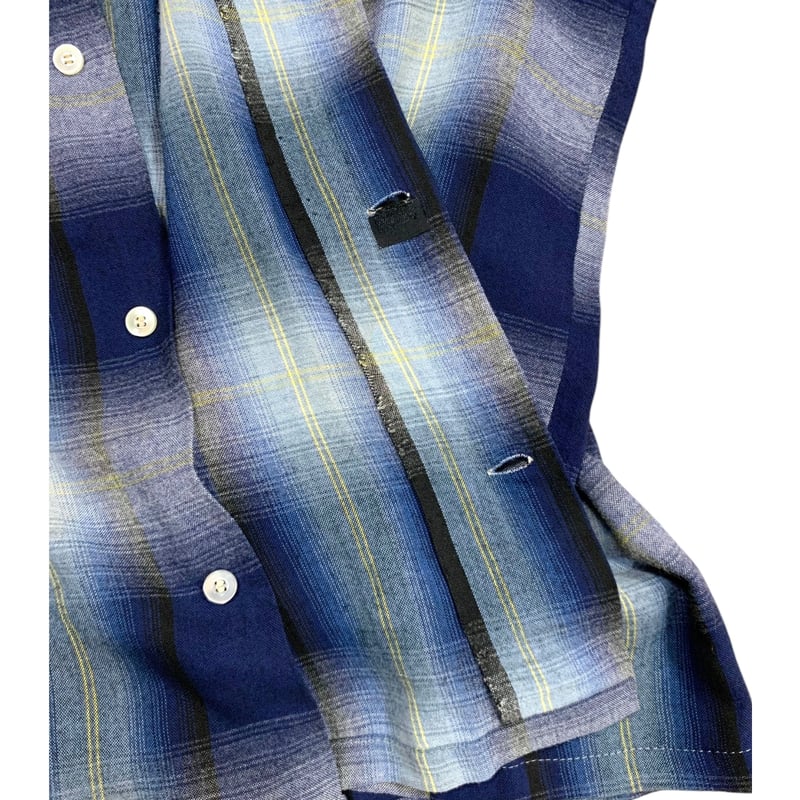 Vintage 60's Towncraft Ombre Check Rayon Shirt