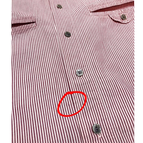 Red Stripe L/S Shirt size XL程度