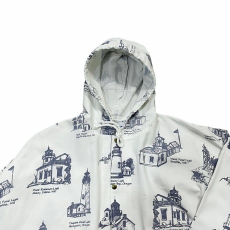 MICHIGAN RAG Co. Hoodie Jacket Size-L~XL MADE IN USA