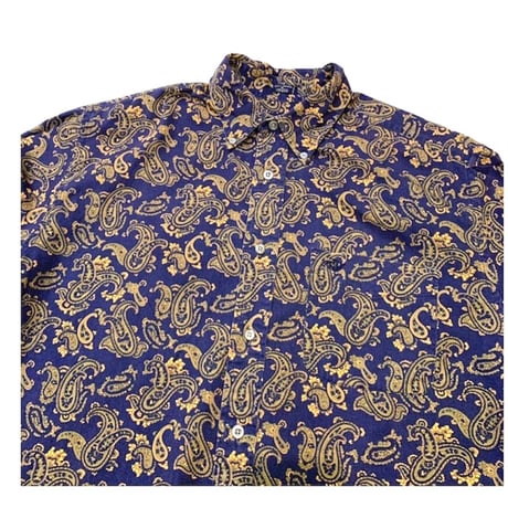 90's DOCKERS B.D L/S PAISLEY SHIRT size M