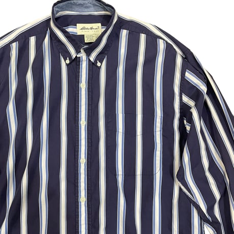 Eddie Bauer Stripe B.D Shirt Size-M