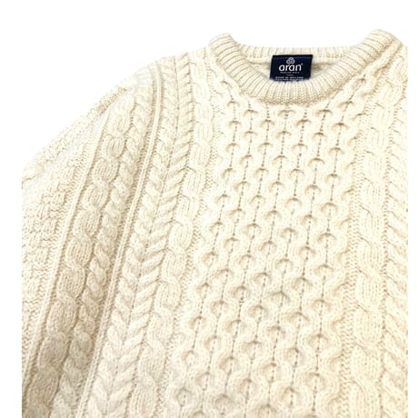 Aran Woollen Mills Aran Sweater  Made in Ireland