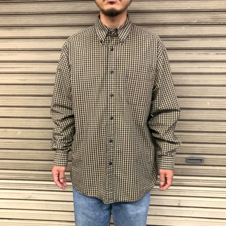 90-00's Eddie Bauer L/S Check Shirt size M