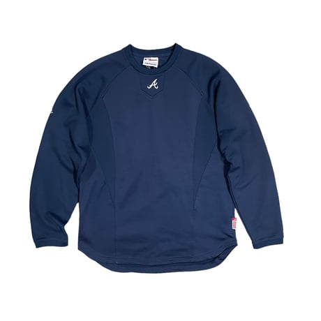 majestic  warming up sweater Size-L “Atlanta Braves”
